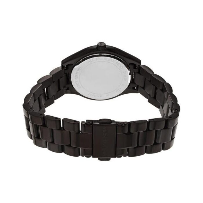 Michael Kors Ladies Slim Runway Black Watch - MK3587 - Image 2